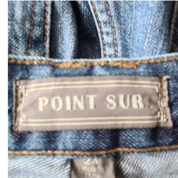 POINT SUR J. CREW Retro Boy‎ High Rise Frayed Hem Cotton Jeans K3440 Women's 24 - Picture 11 of 15